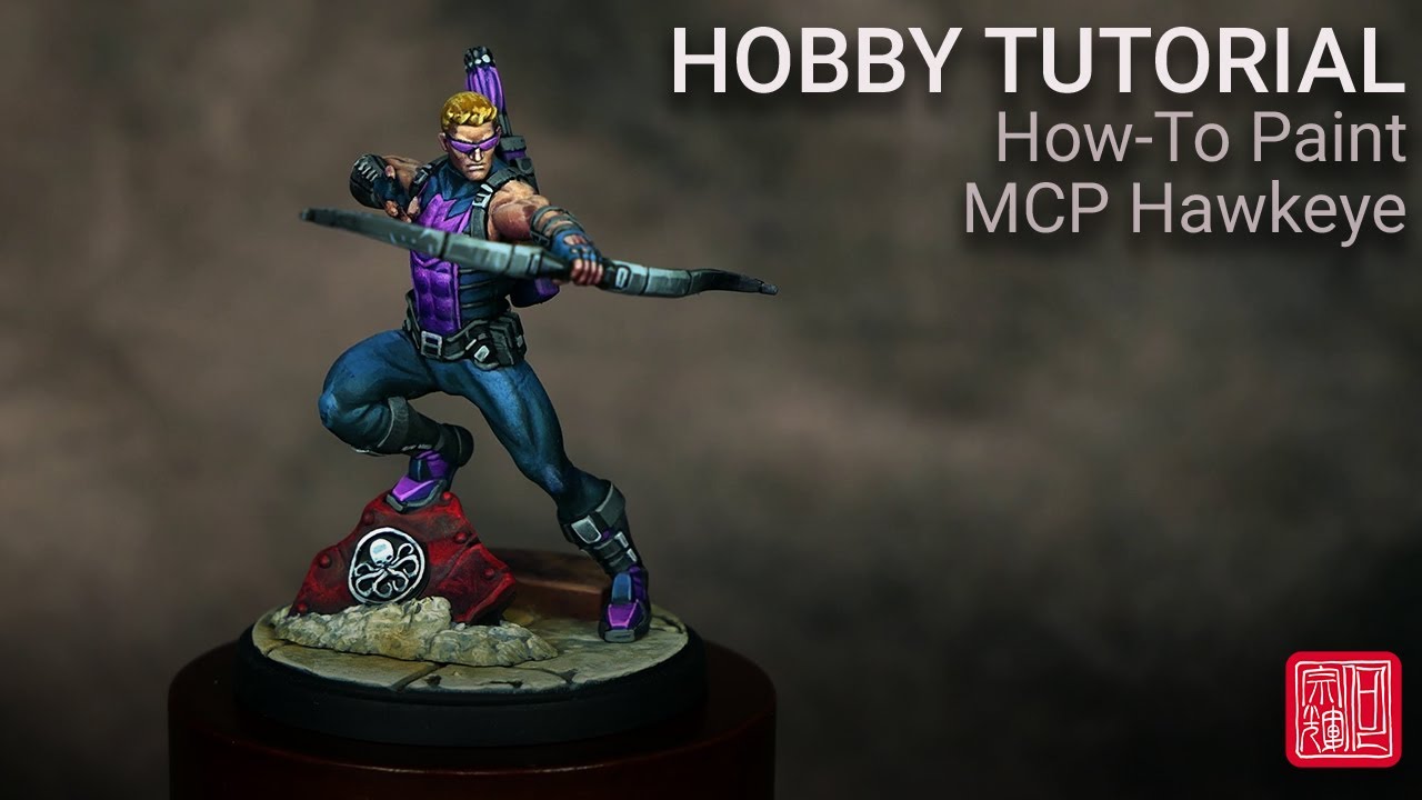 How To Paint Marvel Crisis Procotol Hawkeye | Hobby Tutorial
