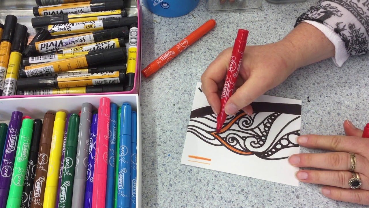 Dry Media: how to use Markers