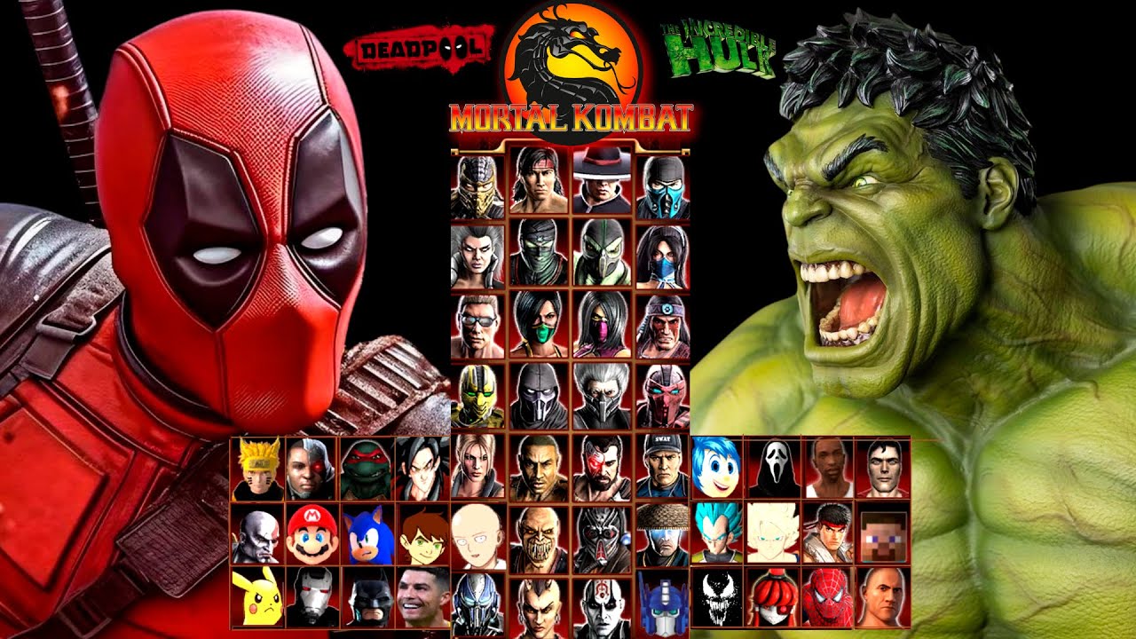 MORTAL KOMBAT 9 | DEADPOOL & HULK | HARD TAG LADDER | GAMEPLAY (4K60FPS)