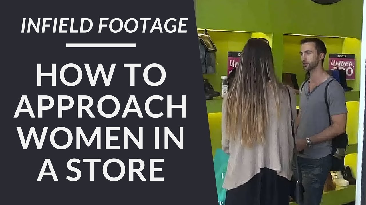 How To Talk to a Girl In A Store | INFIELD Footage Picking Up a BEAUTIFUL GIRL while shopping in LA