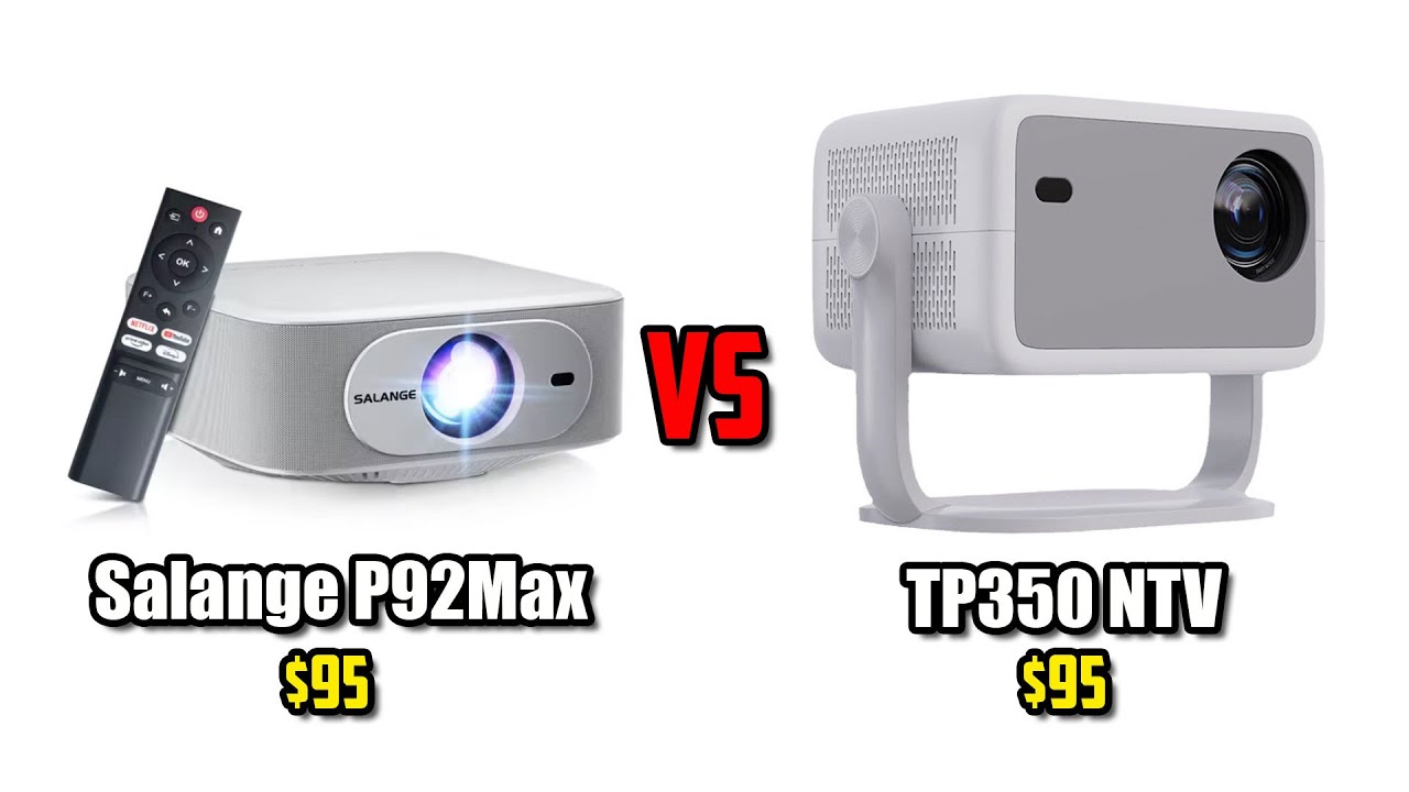 Salange P92Max vs TP350 NTV - In-Depth Comparison - The Battle Of WhaleOS Android LCD Projector!