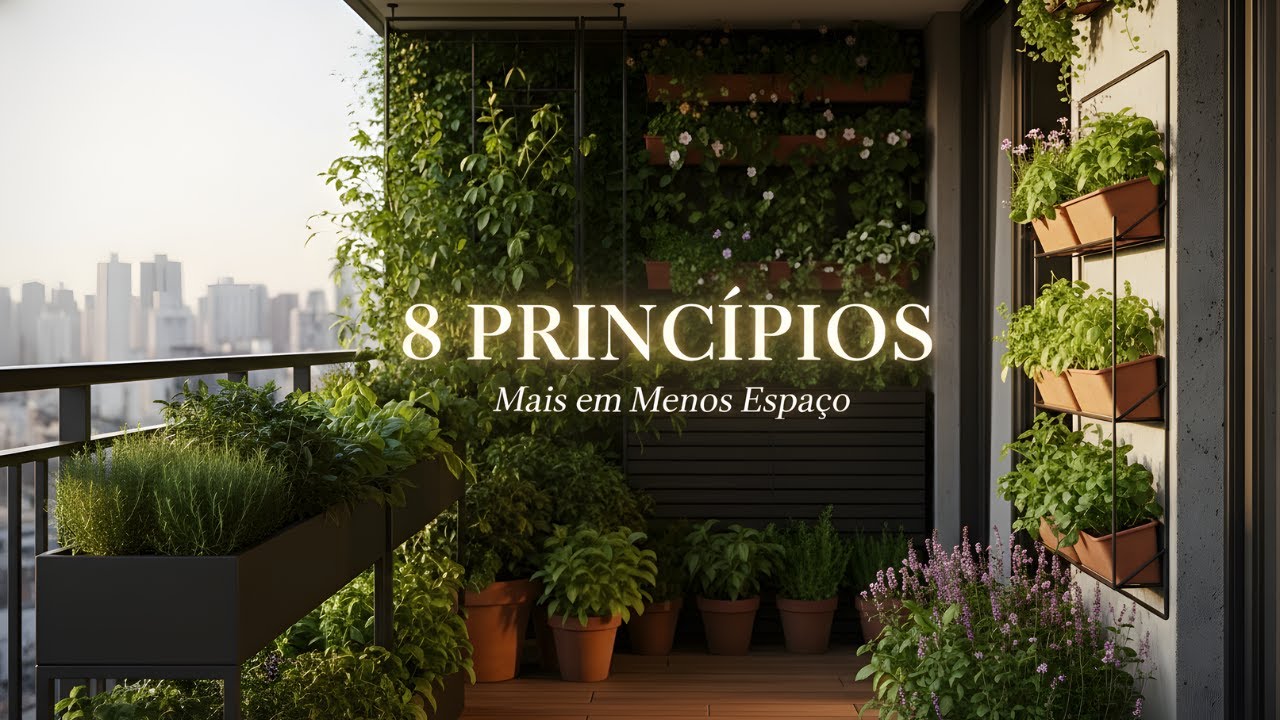8 Princípios do Jardim Urbano Elegante: Como Cultivar Mais em Menos Espaço