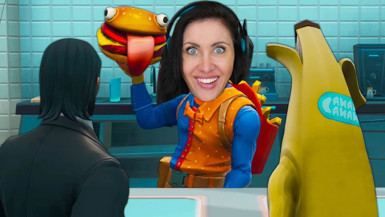 Ich verkaufe Durr Burger an Fortnite Gegner 🍔 Gegner macht mit!