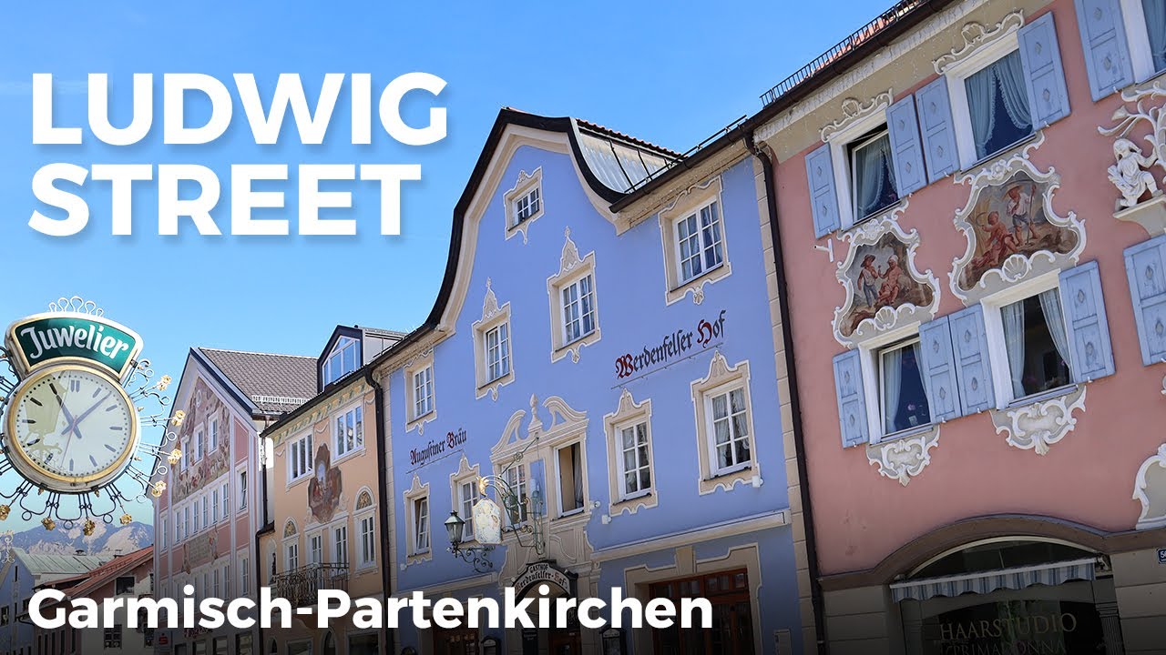 🇩🇪  Historic Ludwigstra&szlig;e 🇩🇪  | The historic center of Partenkirchen | Mystery place in Garmisch