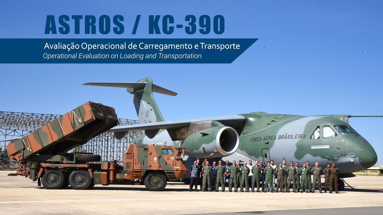 Operação Zeus ASTROS e KC 390