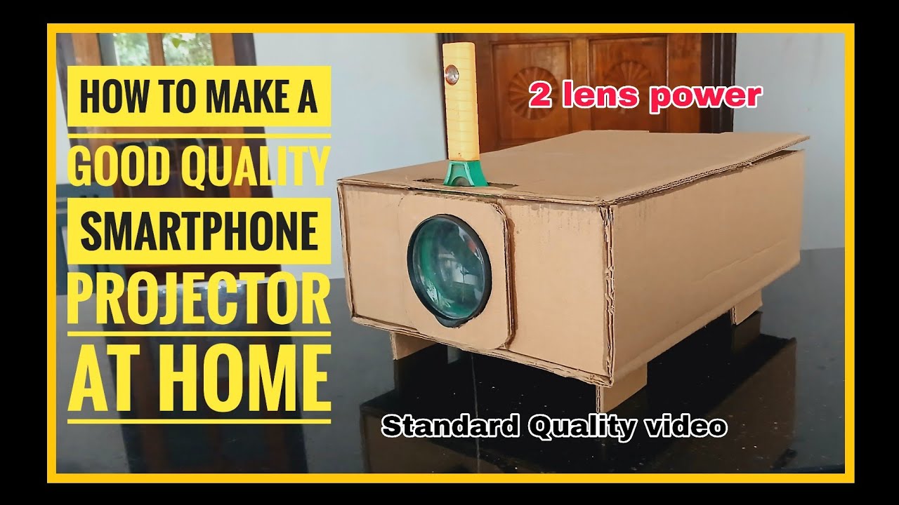 How to Make a Smartphone Projector at Home - Easy DIY Guide (No Special Tools Needed!)