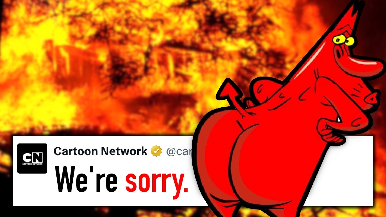 Как этого парня пустили в Cartoon Network? (Красный парень из «Коровы и курицы»)