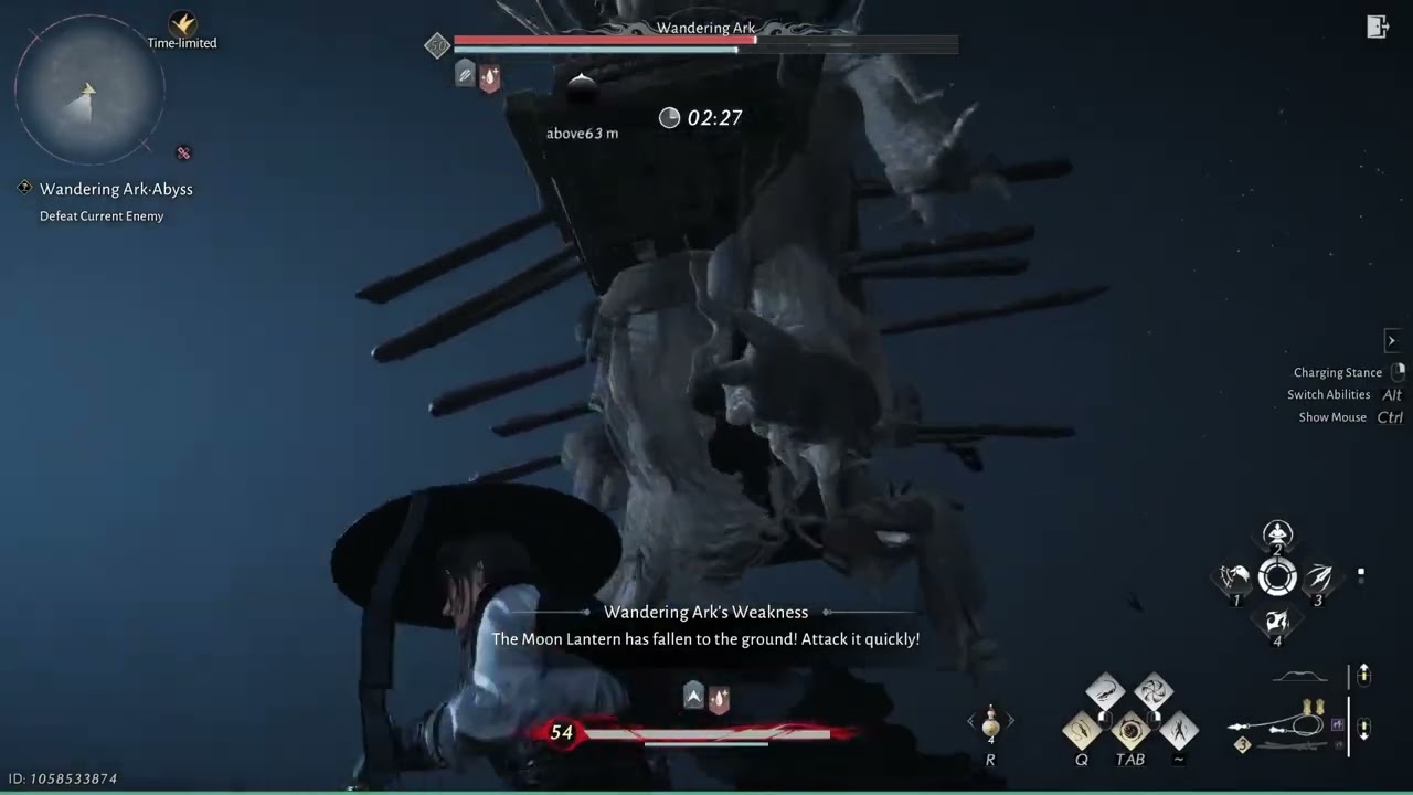 Wandering Ark Abyss Trial No Hit