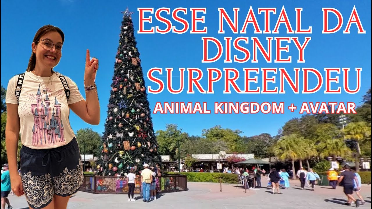 O NATAL MAIS DIFERENTE DA DISNEY! 🎄🦁 Animal Kingdom + Avatar + Safari