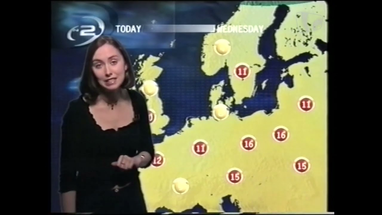 News 2, RTE Weather and RTE Network 2 continuity (9th October 2000)
