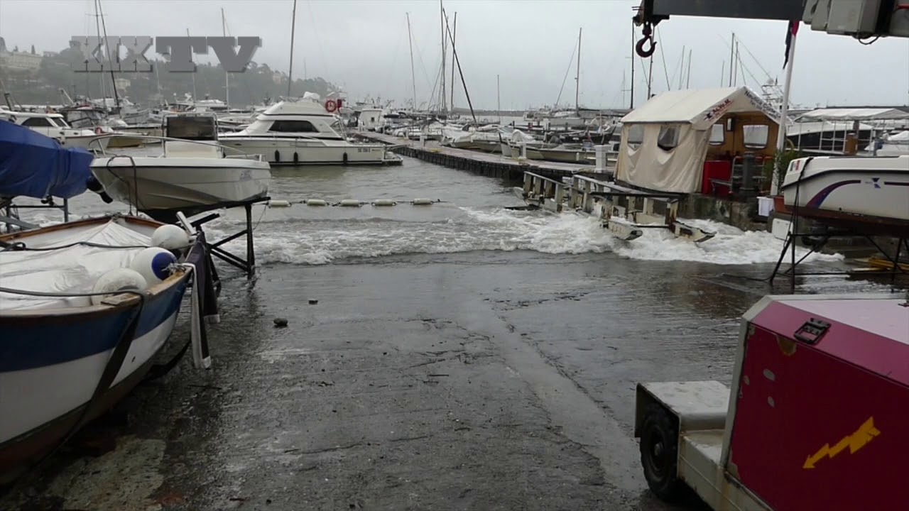 Maltempo, mareggiata a Santa Margherita Ligure