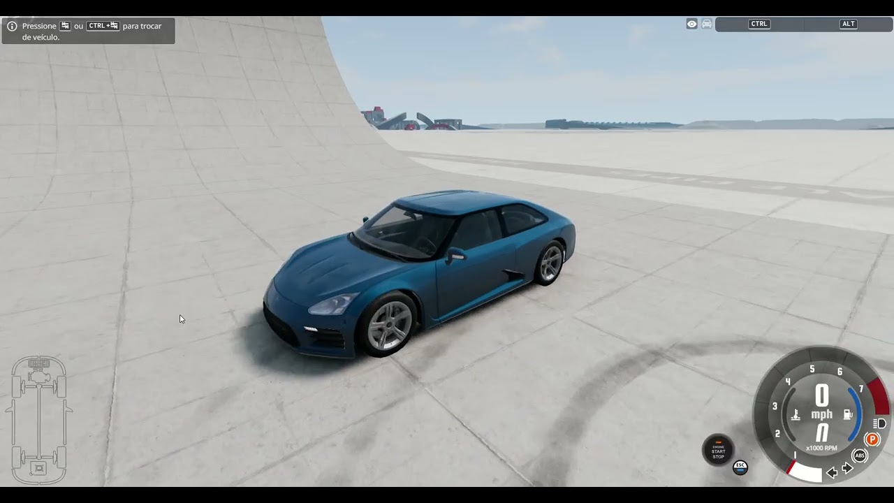 Destruição de carros contra Meios tubos BEAMNG.DRIVE
