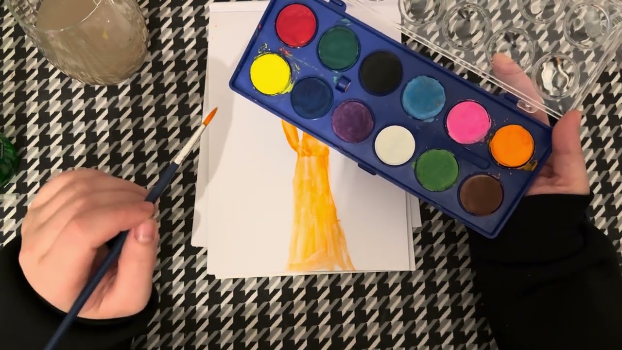 To Be Imperfect Painting ASMR// A Lot Of Triggers Sounds//