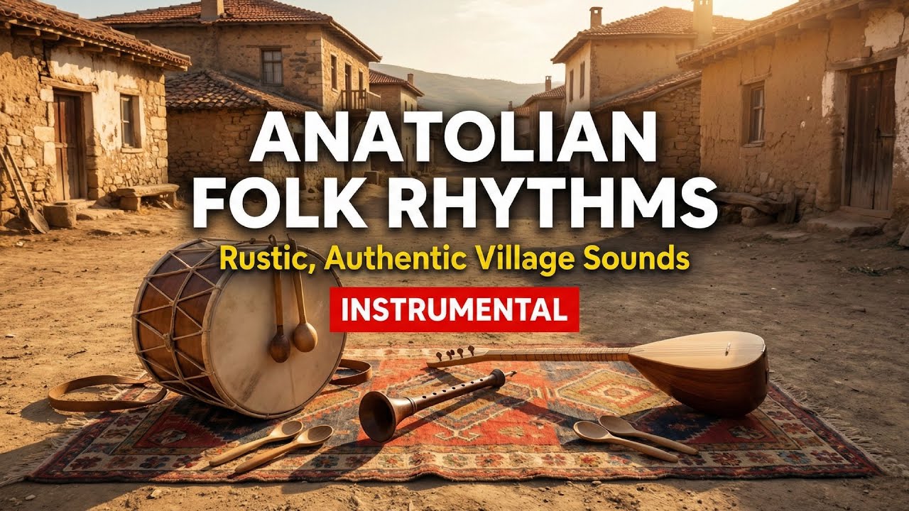 Traditional Turkish Restaurant Songs: Anatolian Village Vibe | 12 Hours Upbeat Baglama Folk Music