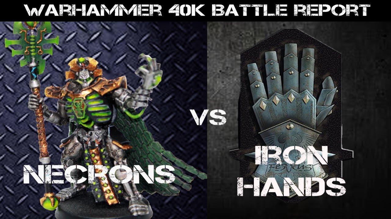 Necrons vs Iron Hands 7th ed. Warhammer 40K Battle Report - Jay Knight BatRep 26