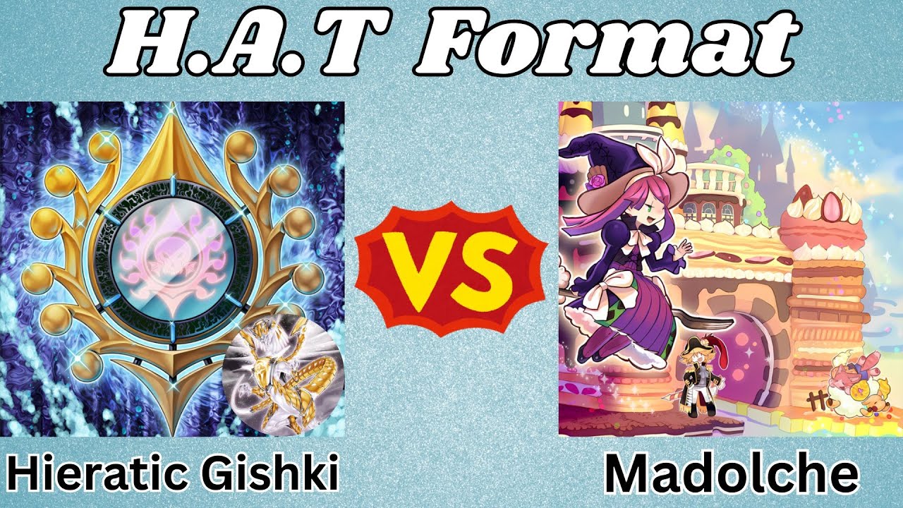 Hieratic Gishki Vs Madolche! | HAT Format Replay Review! | (2014 Yu-Gi-Oh! WCQ)