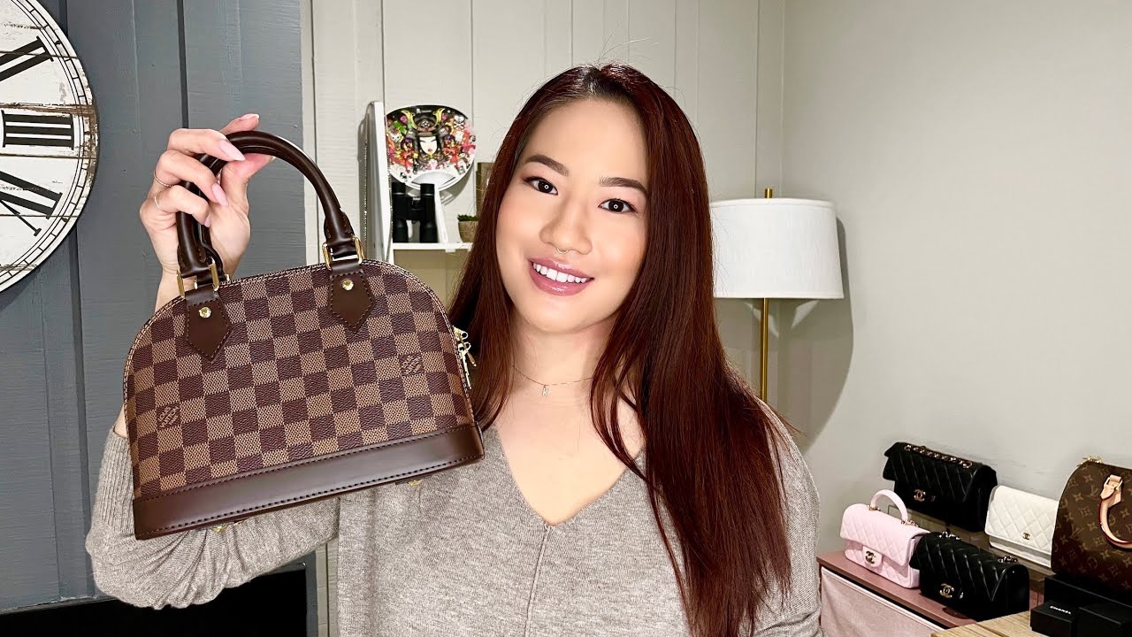 LOUIS VUITTON ALMA BB DAMIER EBENE Unboxing/ WIMB/ Mod Shots