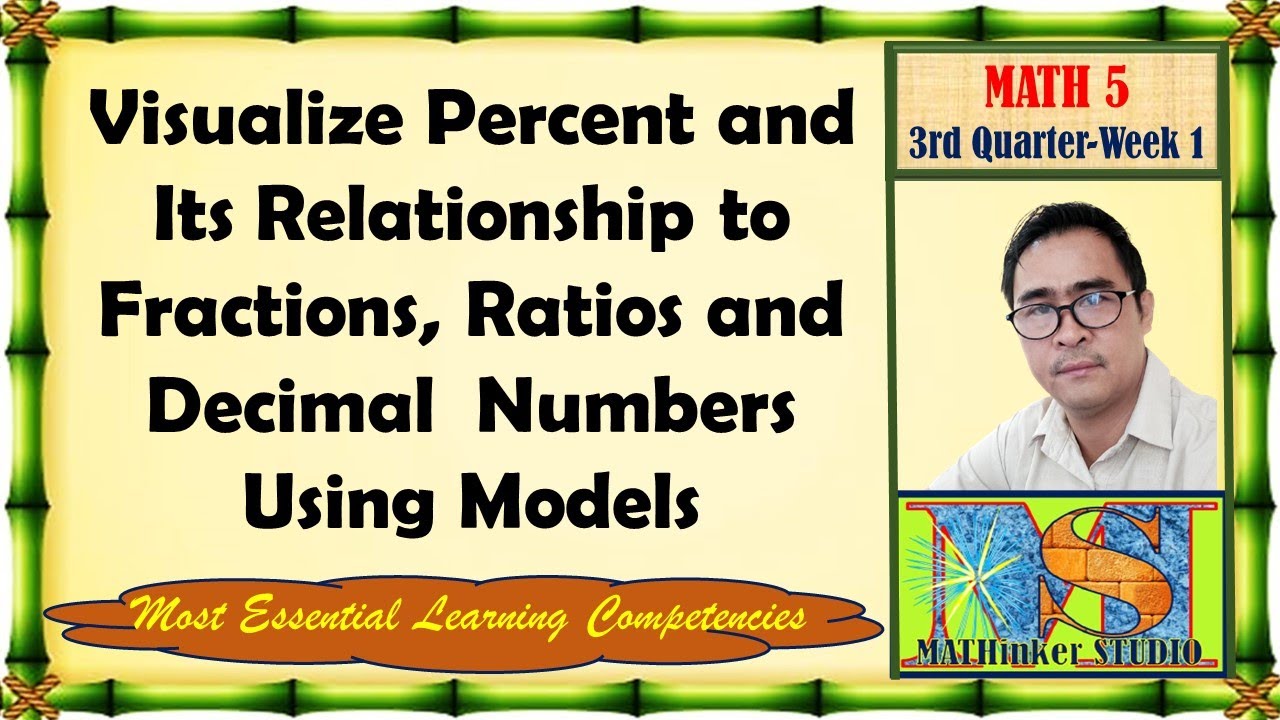 Math 5 Visualize Percent and Its Relationship to Fractions, Ratios, and Decimal Numbers using Models