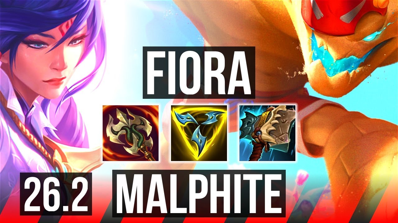 FIORA vs MALPHITE (TOP) | EUW Diamond | 26.2