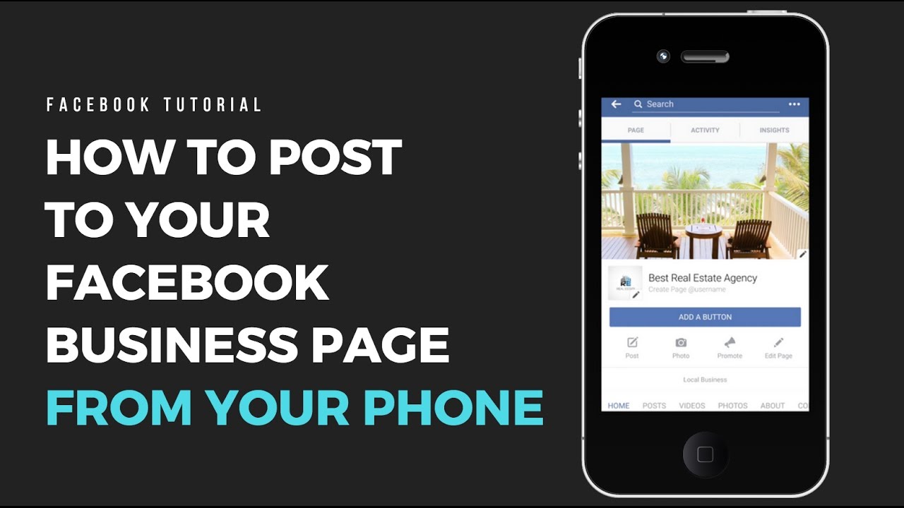 How to Post to My Facebook Business Page from my Phone