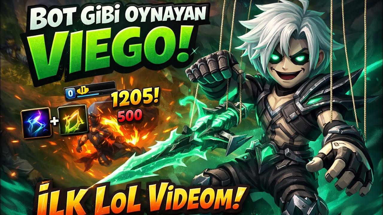 Bot Gibi Oynayan Viego | İlk LoL Videom