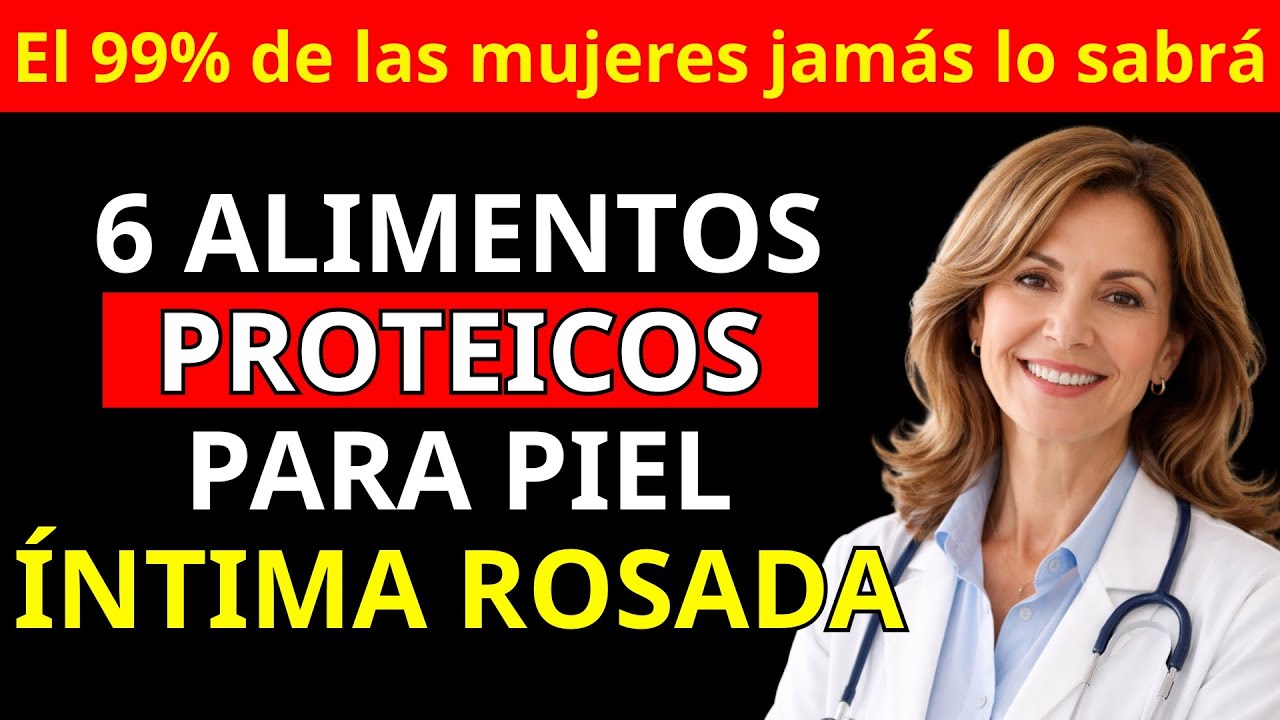 Mujeres, coman estos 6 alimentos ricos en proteínas para una piel íntima más elástica y rosada