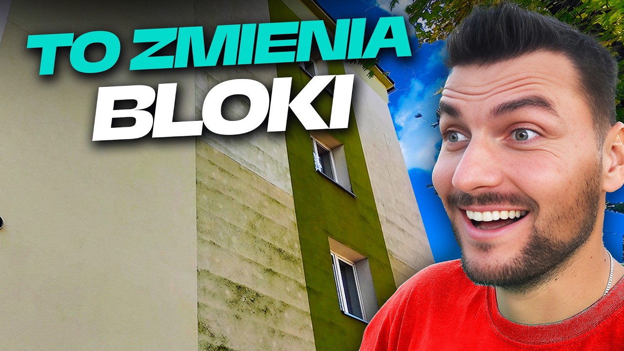 METAMORFOZA BLOKU | Mycie elewacji bloku + impregnacja tynku czyli jak myć ścianę | DOMINIK MALUJE