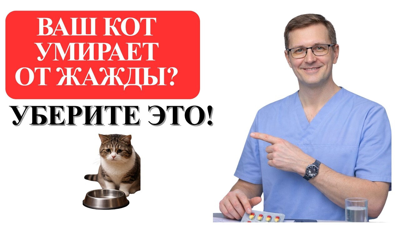 Вы совершаете эту ОШИБКУ каждый день! Почему кот игнорирует воду?