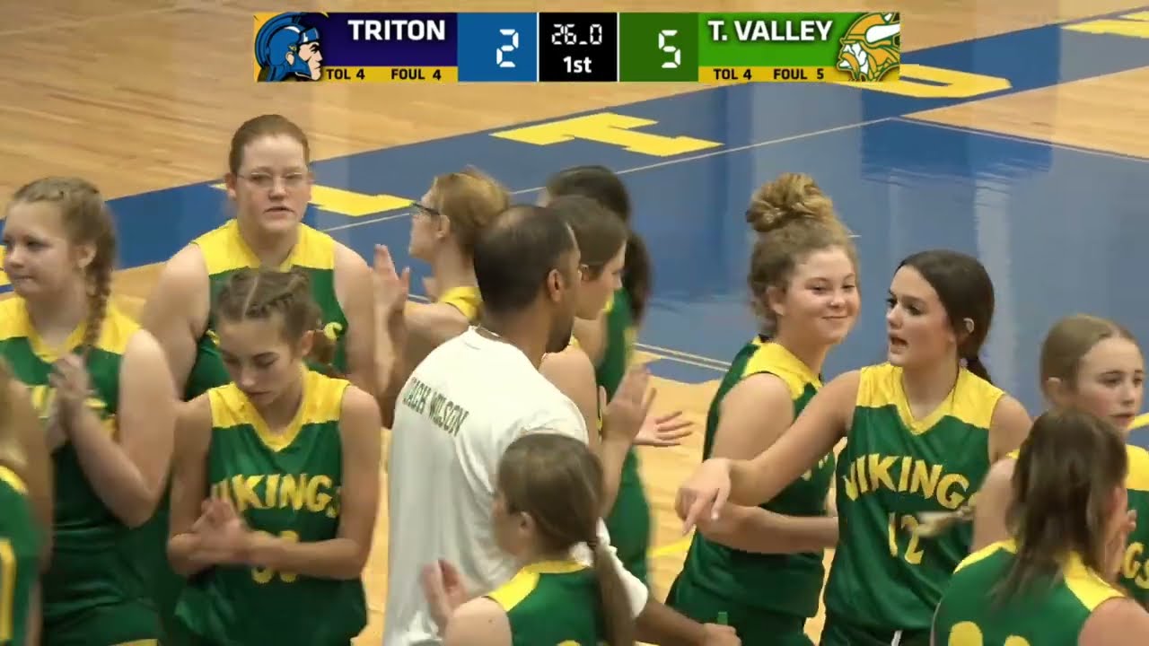 Tippy Valley at Triton - 7th Grade Girls Middle School Basketball 🏀 1-18-2023 Condensed Multi-Angle
