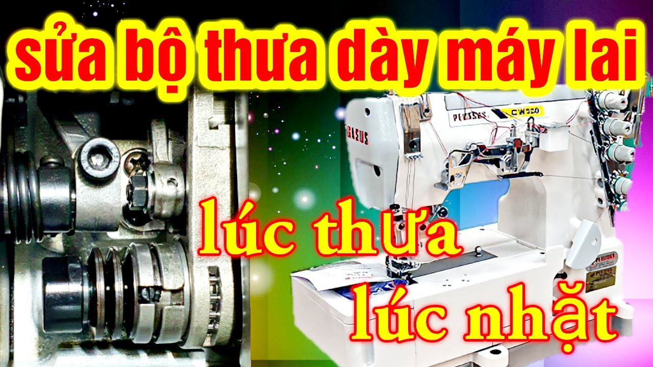 Cách sửa bộ thưa dày máy kansai.| Bộ mau thưa máy trần đè.#nganhmaymac. Sewing machine 