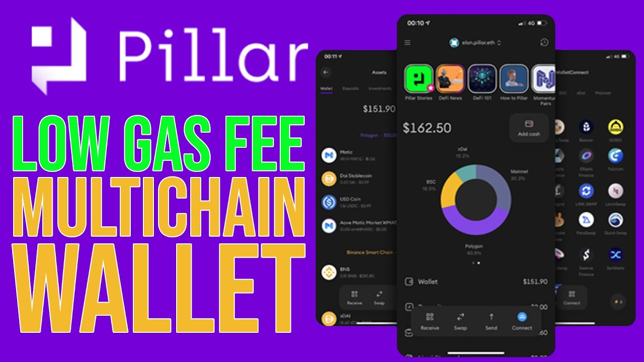 Low Gas Fee Multichain Wallet | Pillar Wallet