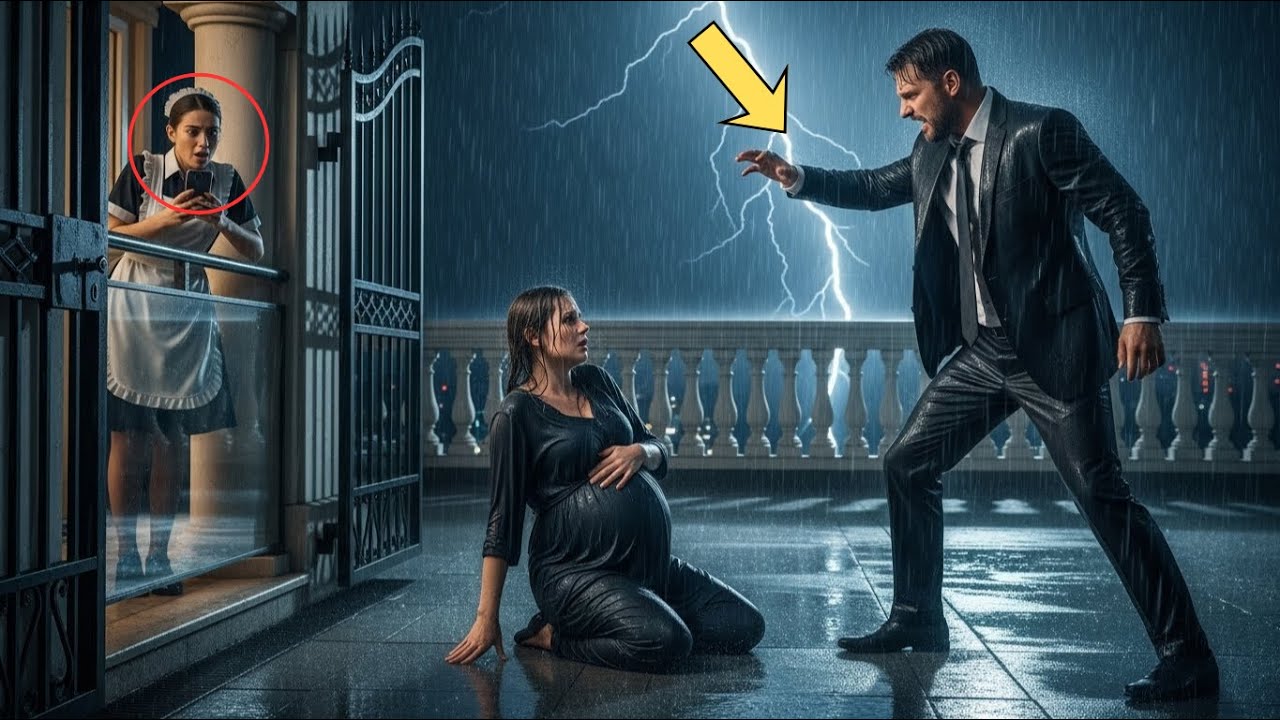 Encadenó a su esposa embarazada bajo la lluvia: Lo que ella hizo después acabó con su imperio