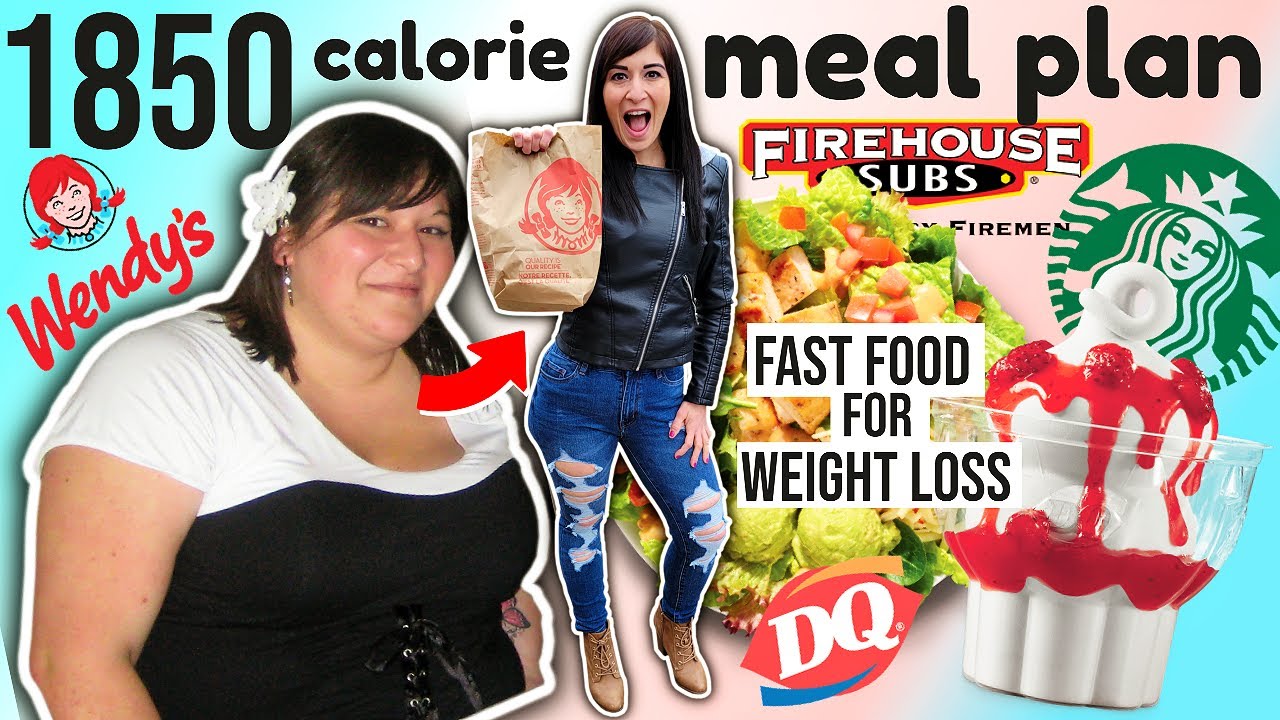 My 1850 Calorie FAST FOOD WEIGHT LOSS Meal Plan (Full Day of Eating Fast Food for Fat Loss)