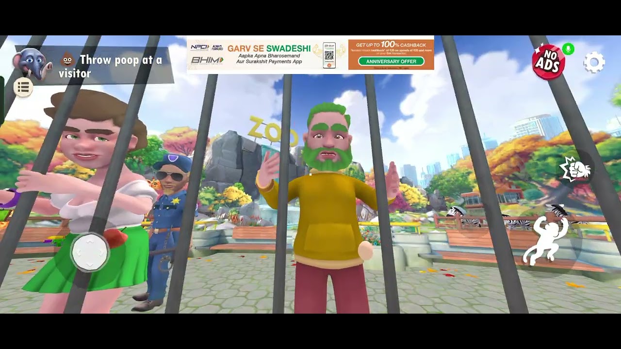 I played iam mokey part 3(gameplay vedio )subscribe 