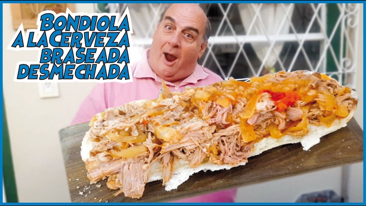 No  sabes que hacer en tu cumpleaños o a tus amigos, Bondiola a la cerveza braseada, Pulled Pork