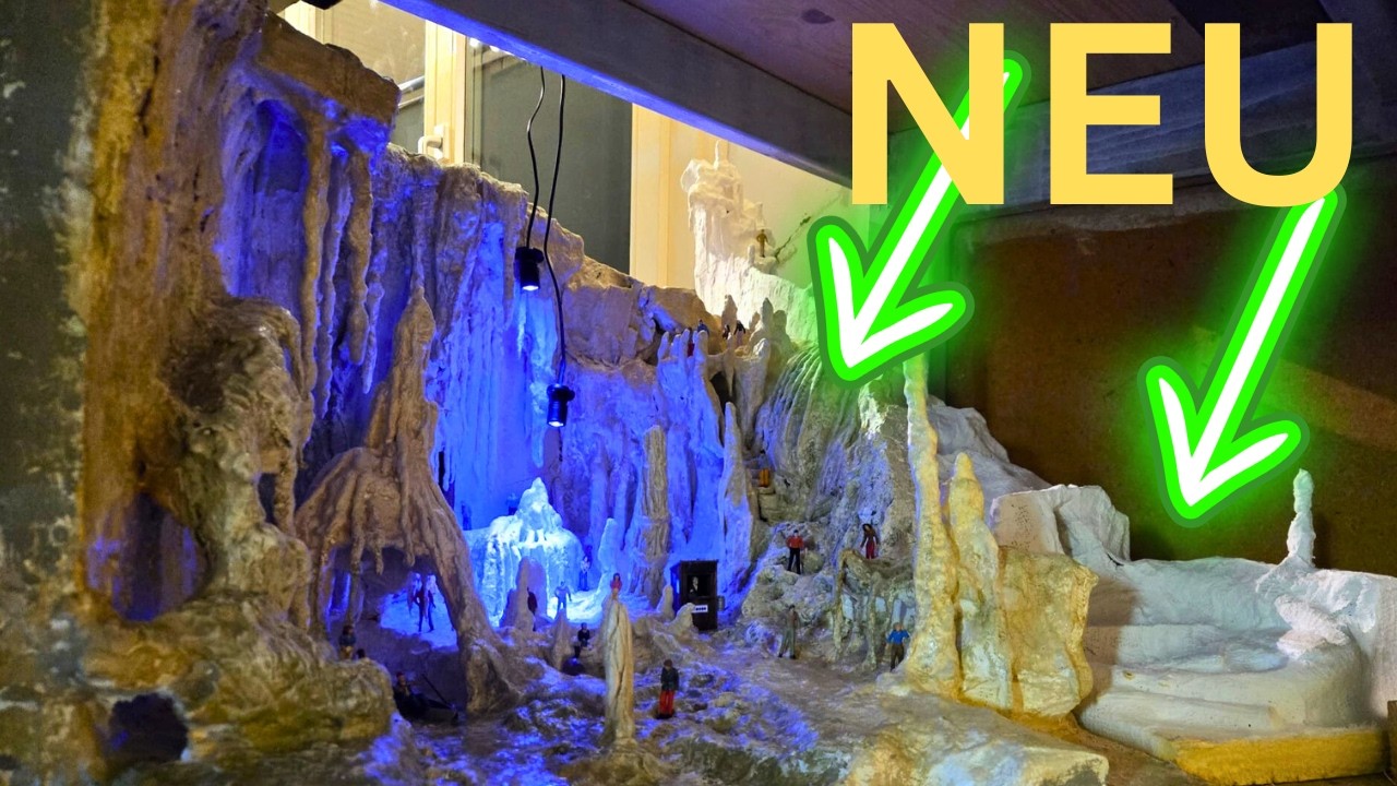 Modellbau: UPDATE, Bau einer gigantischen Tropfsteinhöhle!