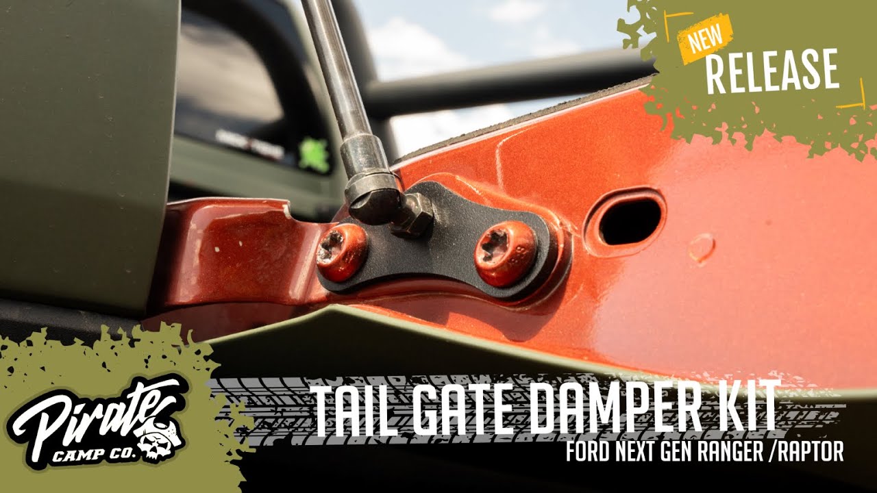 КОМПЛЕКТ ДЕМПФЕРА ЗАДНЕЙ ДВЕРИ ДЛЯ FORD RANGER/RAPTOR 2022+ Как установить