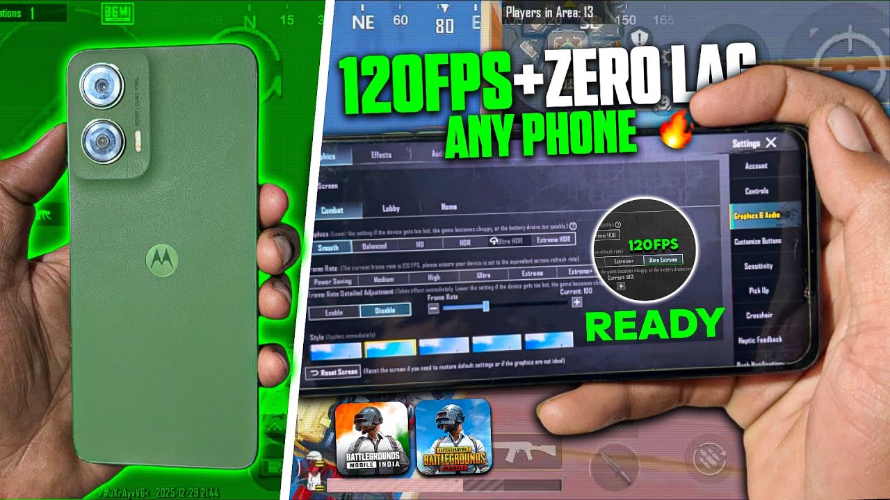 🧐Finally Real ZERO Lag Problem+120 Fps Unlock In Bgmi/pubg In Any Phone [Best Gfx Tool Lag Fix]