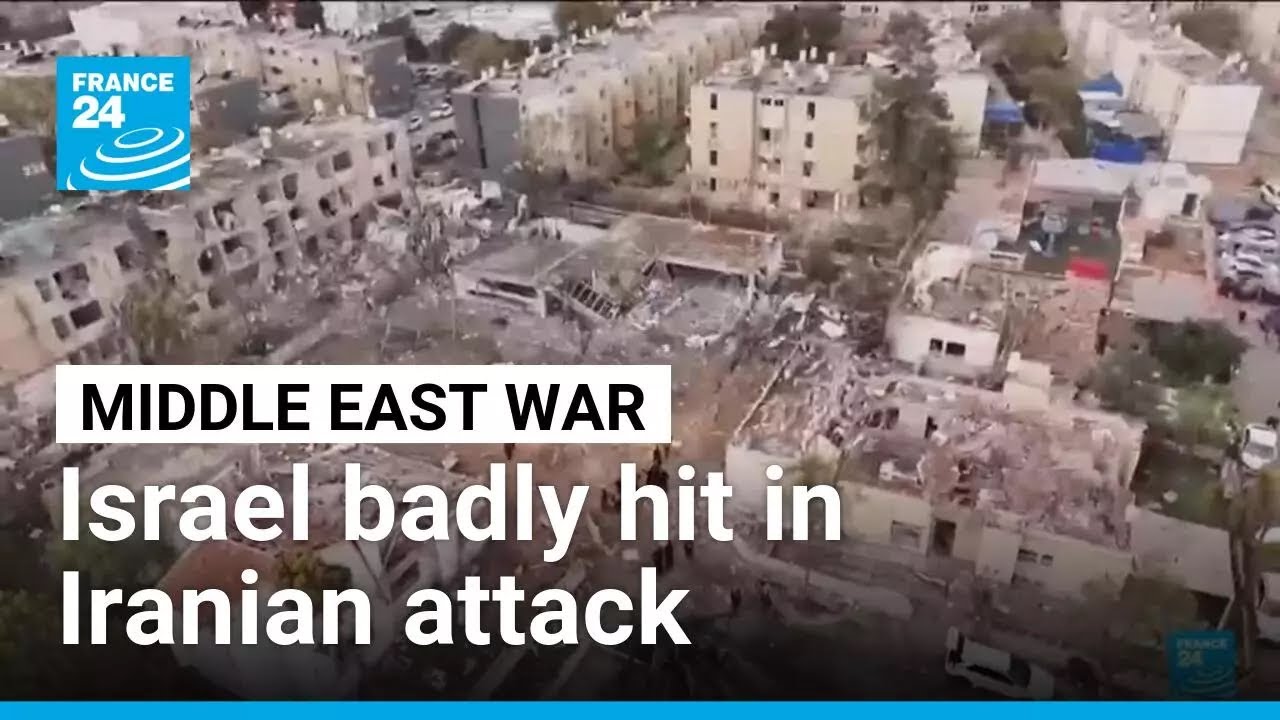 Israel vows retaliation after most destructive Iranian attack since war started &bull; FRANCE 24