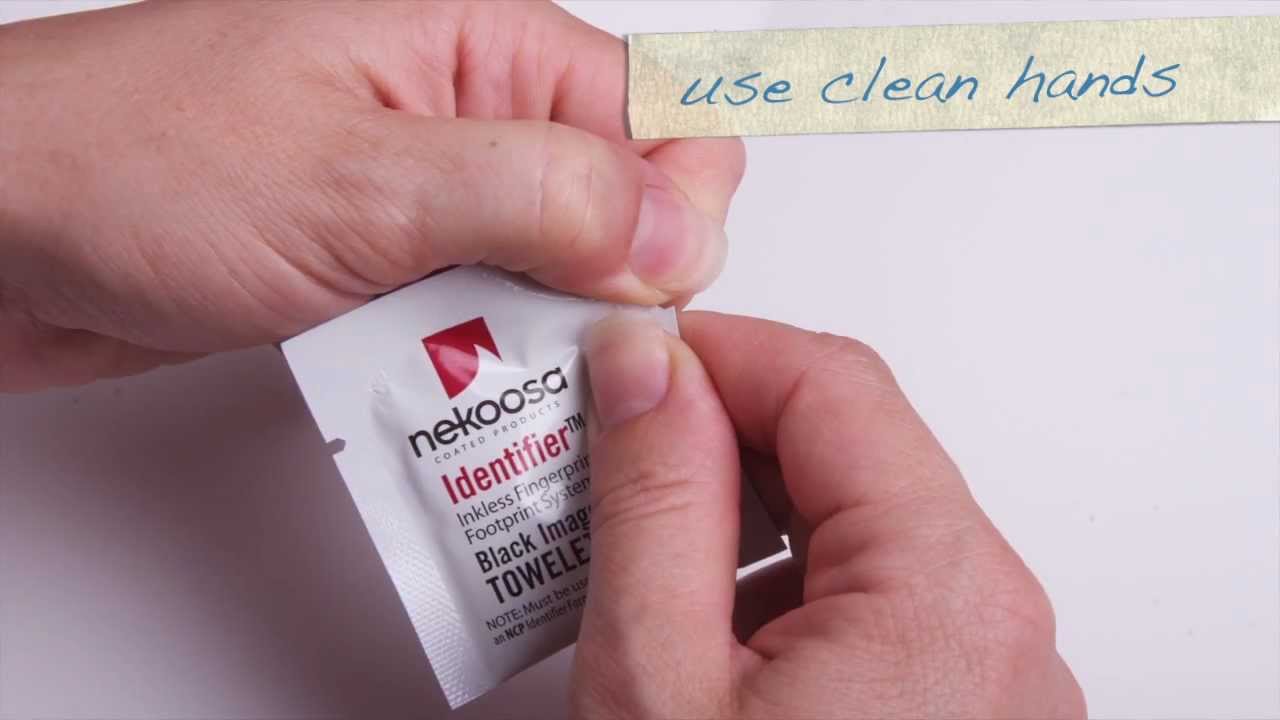 inkless fingerprint kit