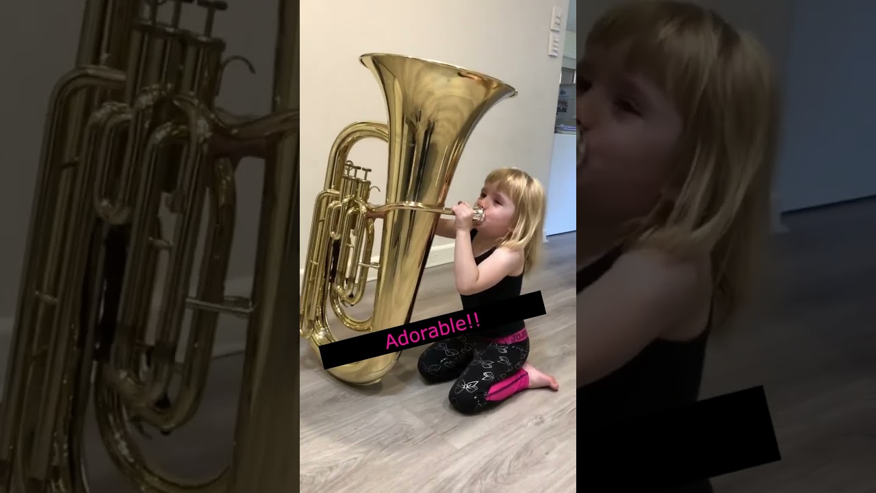 Cutest Tuba player EVER!!