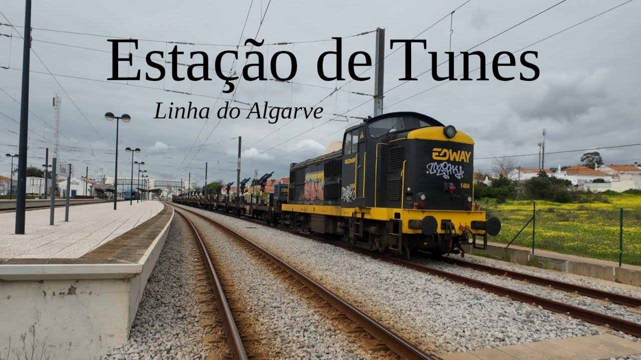 Transbordo e Transporte de Carril na Estação de Tunes | Linha do Algarve