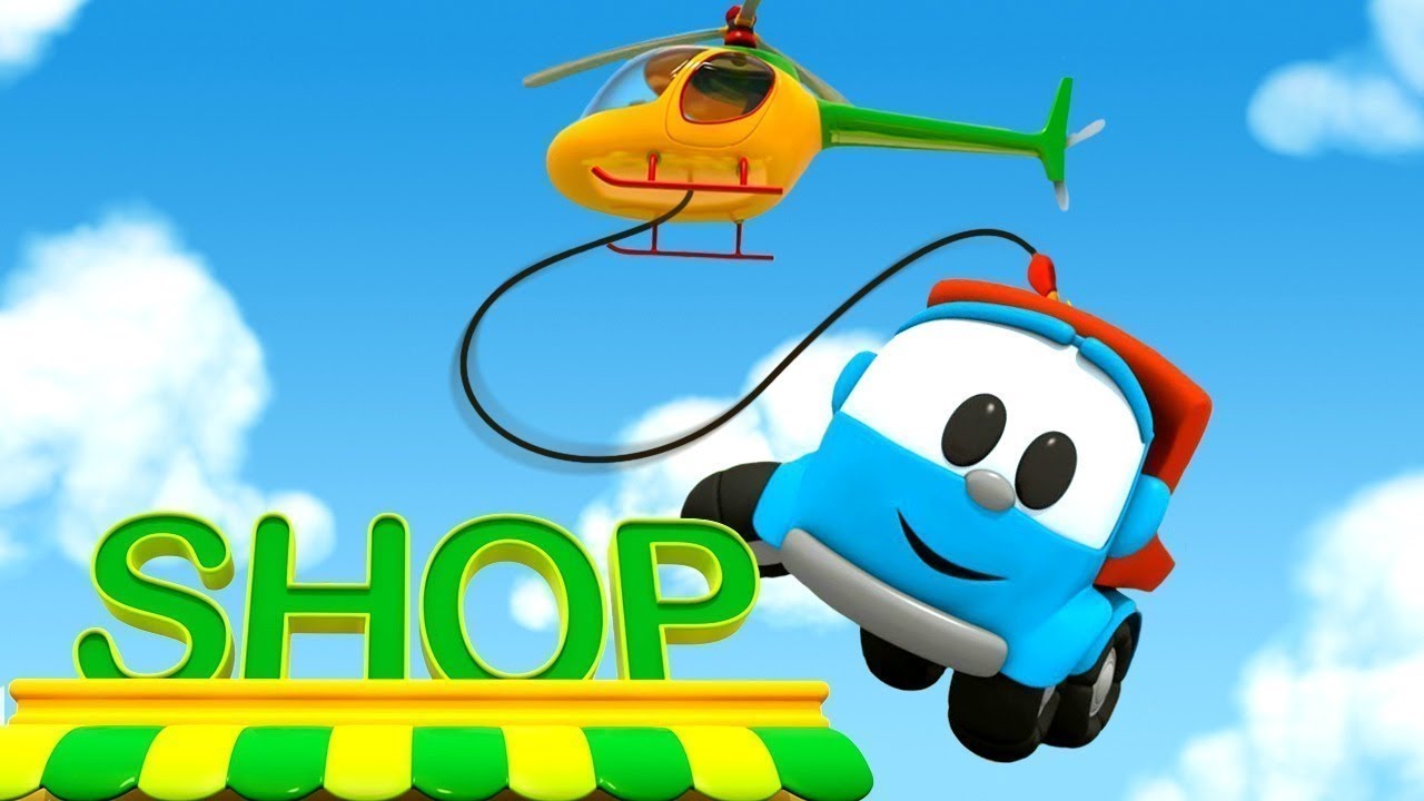 Leo the Truck & the Helicopter: Learn Transport for Kids with Car Cartoons for Babies