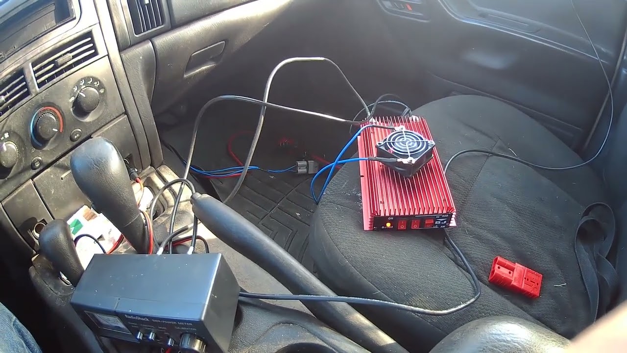 BJ 300 plus installation video How to run mobile power wires for CB / Ham / Music amplifiers Part 2