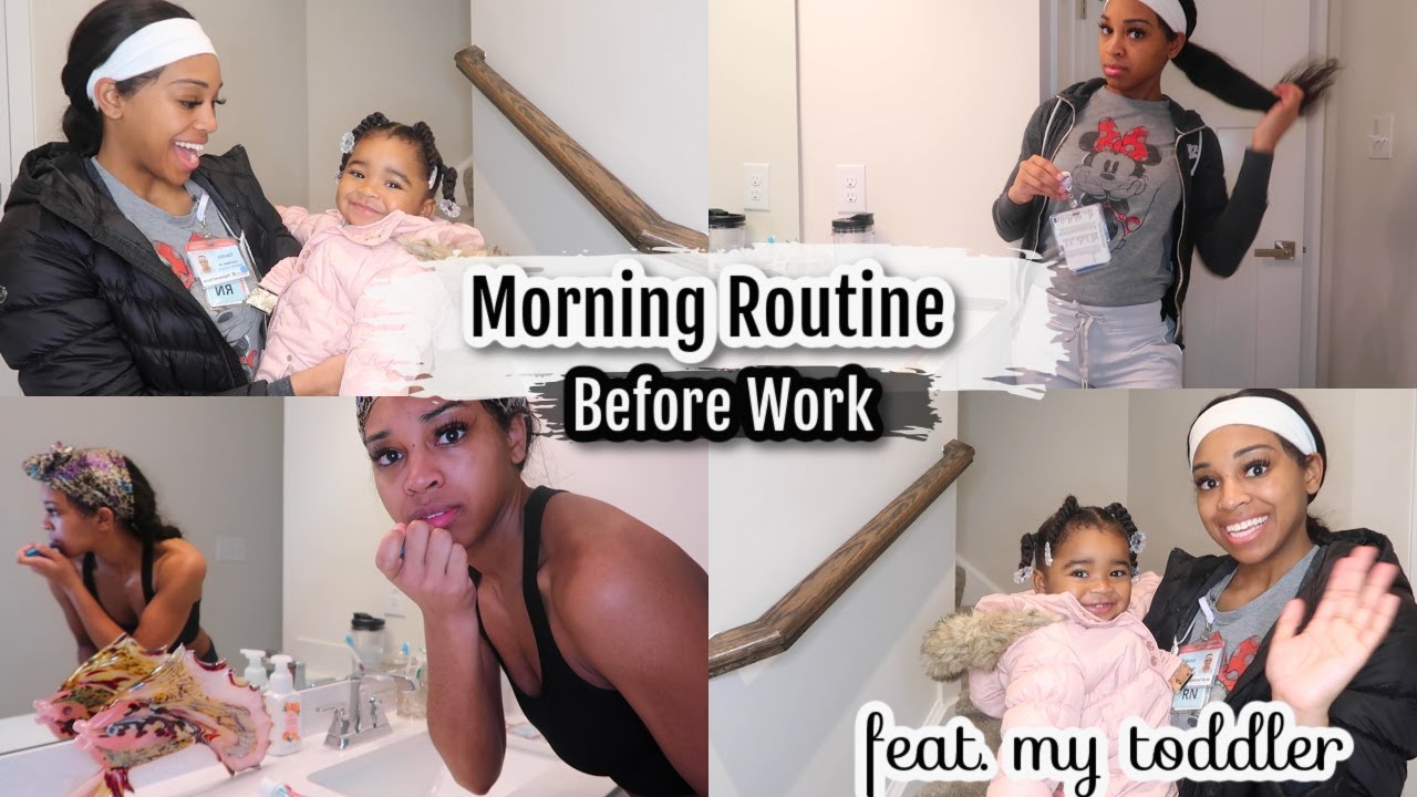 Morning Routine with my Toddler || BEFORE I go to Work || Day in the Life