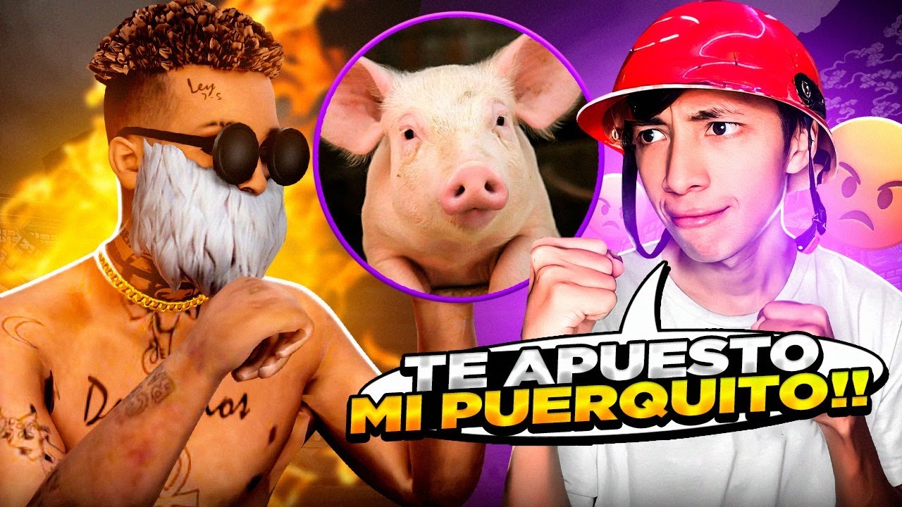 Este Tiktoker Me Apuesta Su Cerdita En Un PVP Tóxico😈 DOMIDIOS vs El Rey de la Emotiza