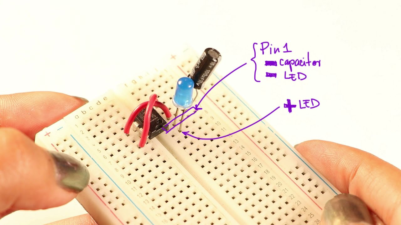 Como hacer efecto LED que RESPIRA con TIMER 555 - ELECTRÓNICA BÁSICA - ejercicios fáciles )