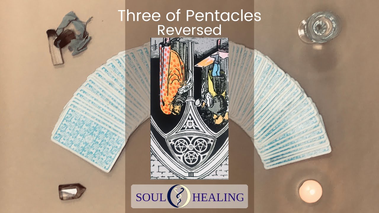 Three of Pentacles reversed tarot card meaning