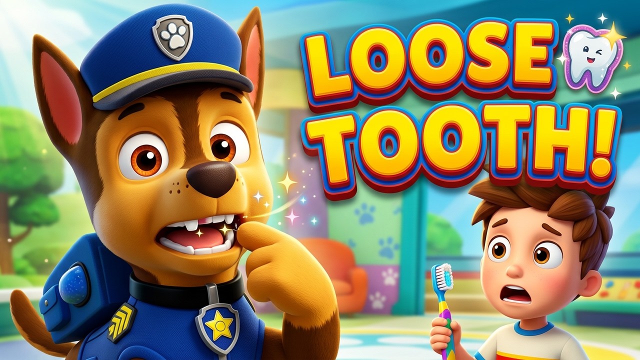 🪥 Kids Book Read Aloud: Paw Patrol : Chase's Loose Tooth!