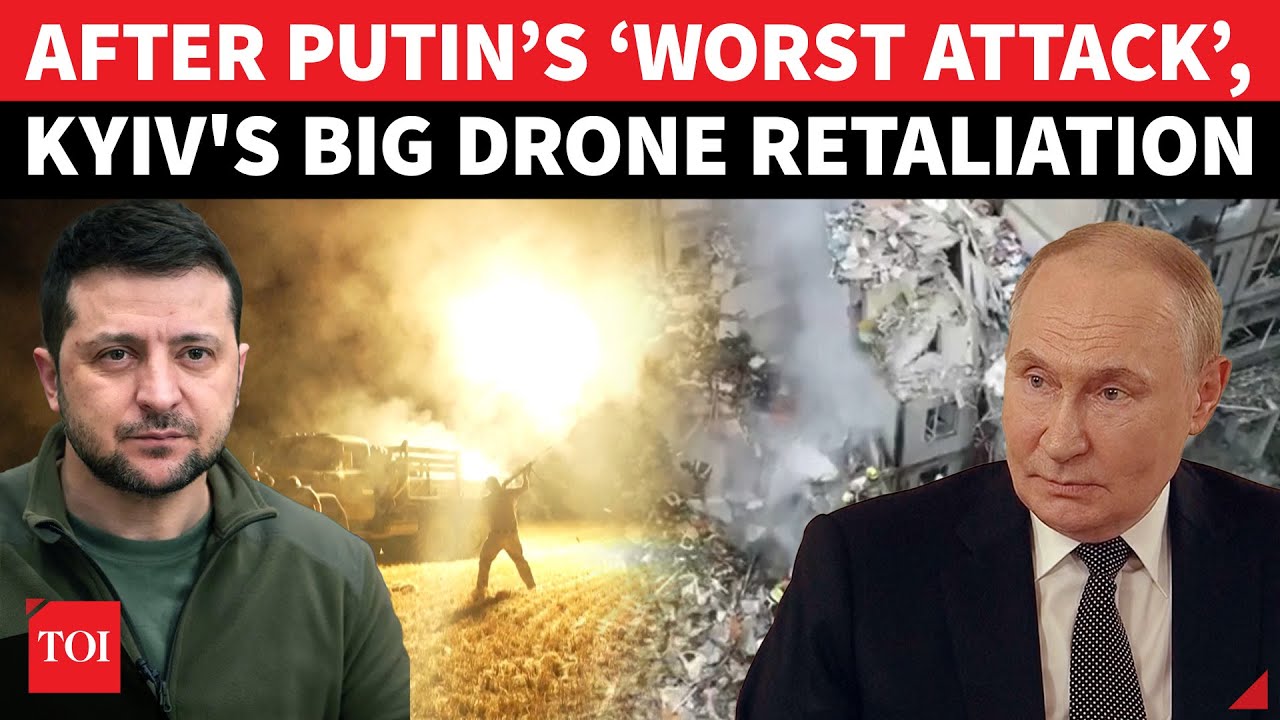 Ukraine Launches MASSIVE Drone Attack On Russia; 3 Killed, Over 100 UAVs Shot Down